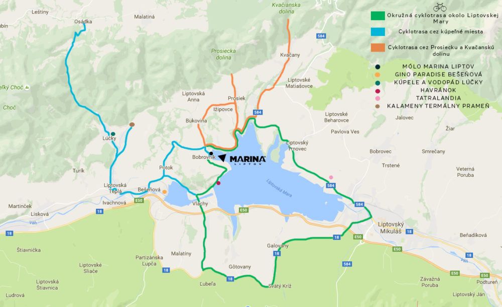 Carte du cycle _kemp Marina