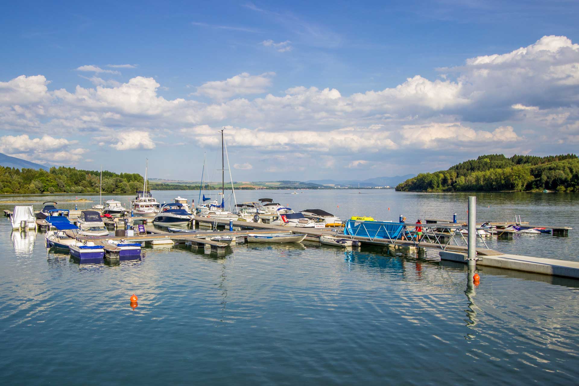 Sports nautiques au camping