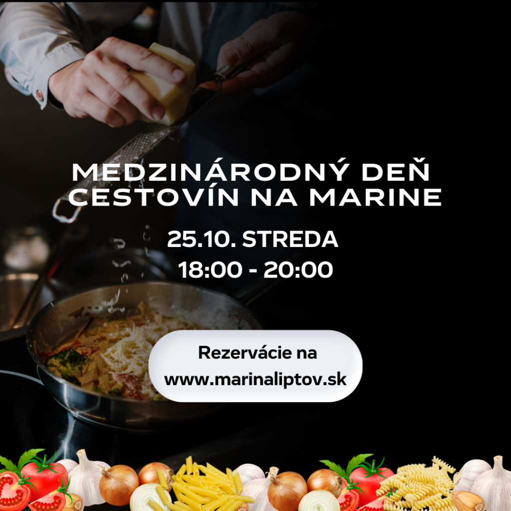 medzinárodný deň cestovín workshop varenia Marina Liptov